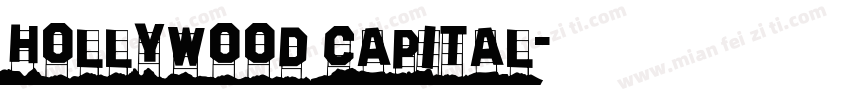 Hollywood Capital字体转换